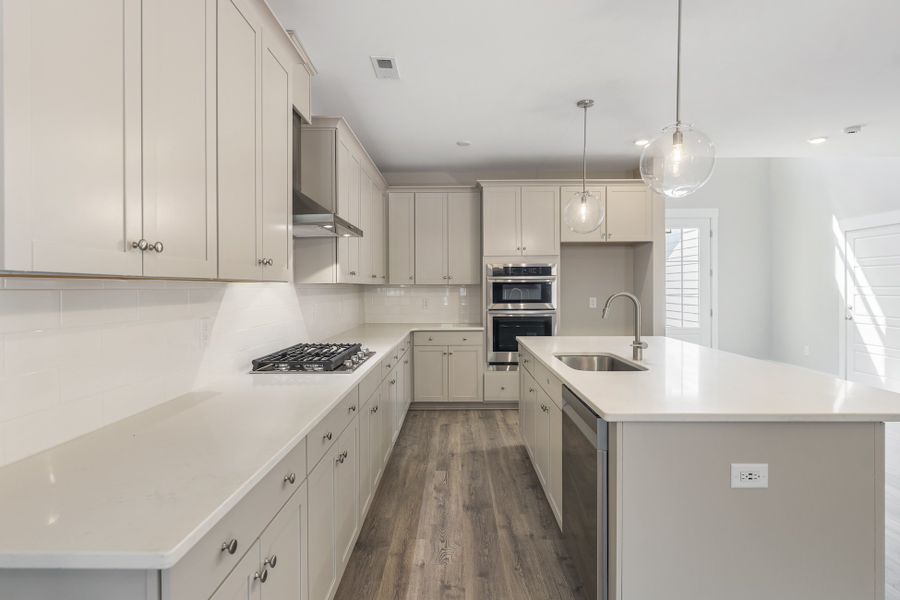 Representative furnished interior of a home built from the Crosby by Hunter Quinn Homes in Landing at Clemson Marina, Seneca (Image 5).