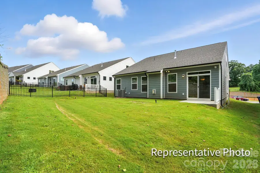 Exterior details and patio area of a home in Ashton Park, Monroe (Image 3).