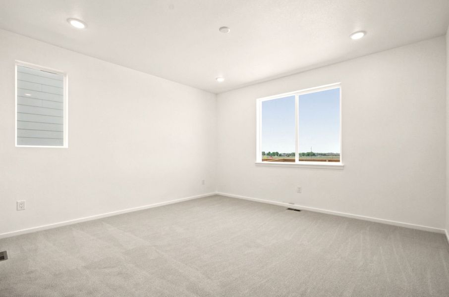 Spacious, unfurnished interior of a new home in Cordovan, Longmont (Image 20). Spacious, unfurnished interior of a new home in Cordovan, Longmont (Image 20).