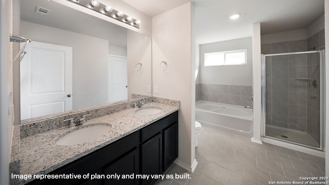 Furnished interior view inside a new home in Brookstone Creek, San Antonio (Image 7).