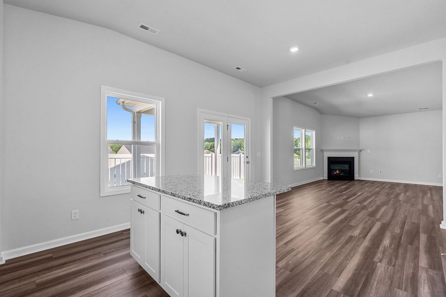 Furnished interior view inside a new home in Hanes Lake, Winston-Salem (Image 14). Furnished interior view inside a new home in Hanes Lake, Winston-Salem (Image 14).