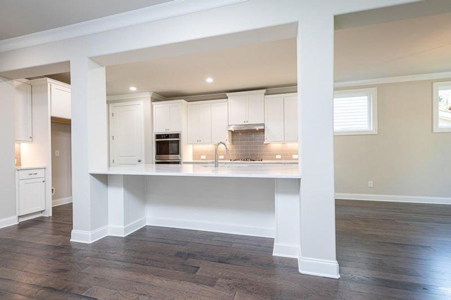 Furnished interior view inside a new home in Waterhaven, Cumming (Image 12).
