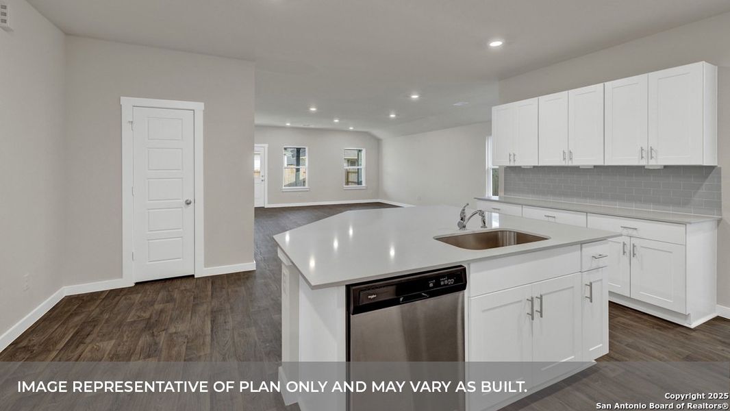 Furnished interior view inside a new home in Trace, San Marcos (Image 8).