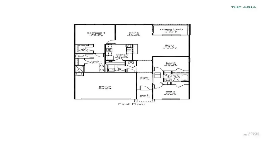 2D floor plan layout of this home in Pineview North, Summerville, SC (Image 2). 2D floor plan layout of this home in Pineview North, Summerville, SC (Image 2).