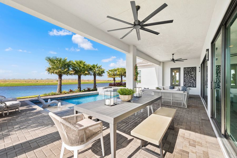 Representative exterior details of a home built from the Michele by GL Homes in Valencia Parc at Riverland, Port St. Lucie (Image 26).