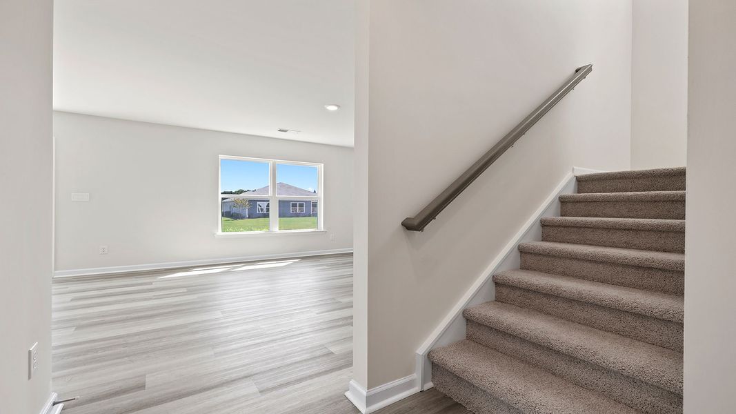 Spacious, unfurnished interior of a new home in Bentley Park, Greenwood (Image 15). Spacious, unfurnished interior of a new home in Bentley Park, Greenwood (Image 15).