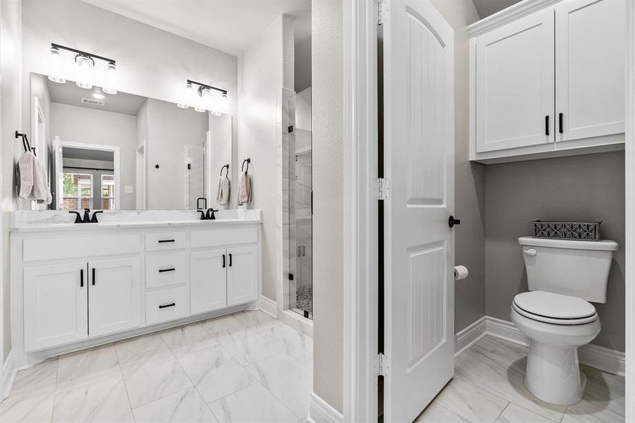 Furnished interior view inside a new home in , Greenville (Image 19).