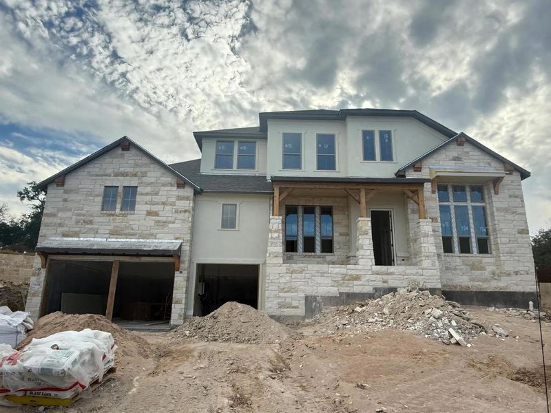 In-progress construction of a new home in Provence, Austin, TX (Image 5). In-progress construction of a new home in Provence, Austin, TX (Image 5).