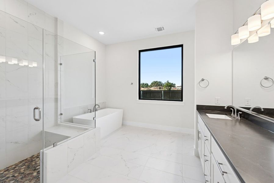 Furnished interior view inside a new home in Riverstone, Georgetown (Image 12).