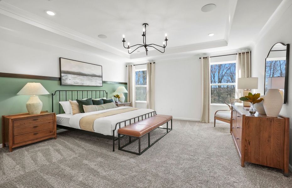 Representative furnished interior of a home built from the Marshall by Pulte Homes in The Retreat at Carolina Ridge, Harrisburg (Image 32).