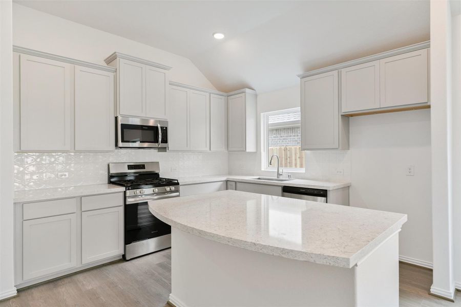 Furnished interior view inside a new home in Westland Ranch, League City (Image 14).