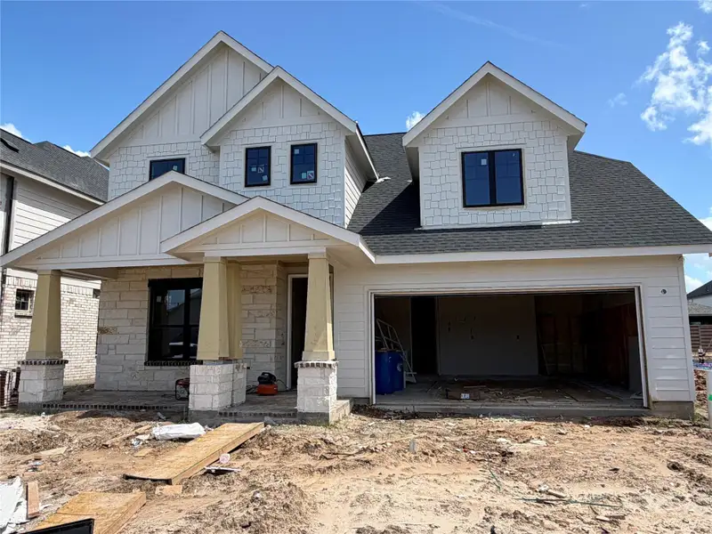 In-progress construction of a new home in Austin Point, Richmond, TX (Image 4).