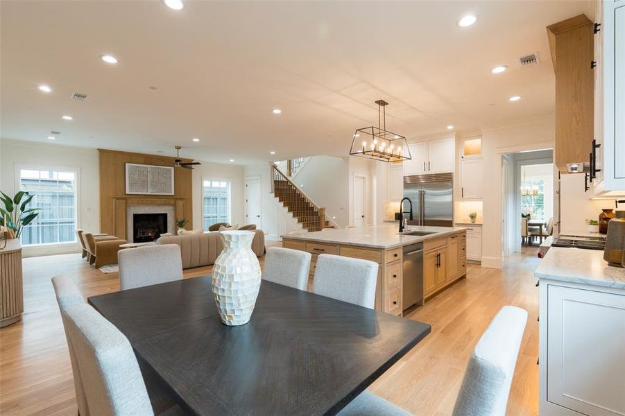 kitchen nook area of Great Room.