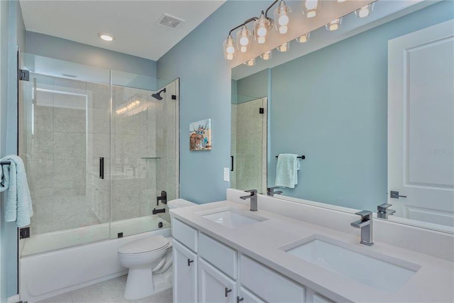 Furnished interior view inside a new home in , San Antonio (Image 43).
