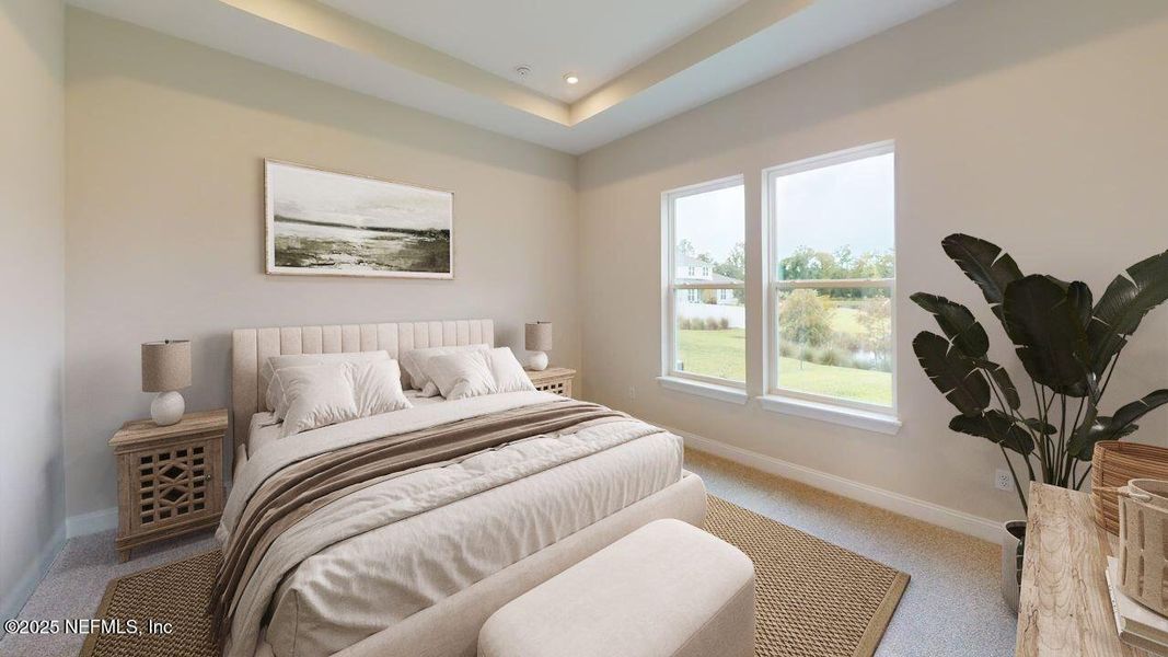 Furnished interior view inside a new home in RiverTown - Ravines, St. Johns (Image 9).