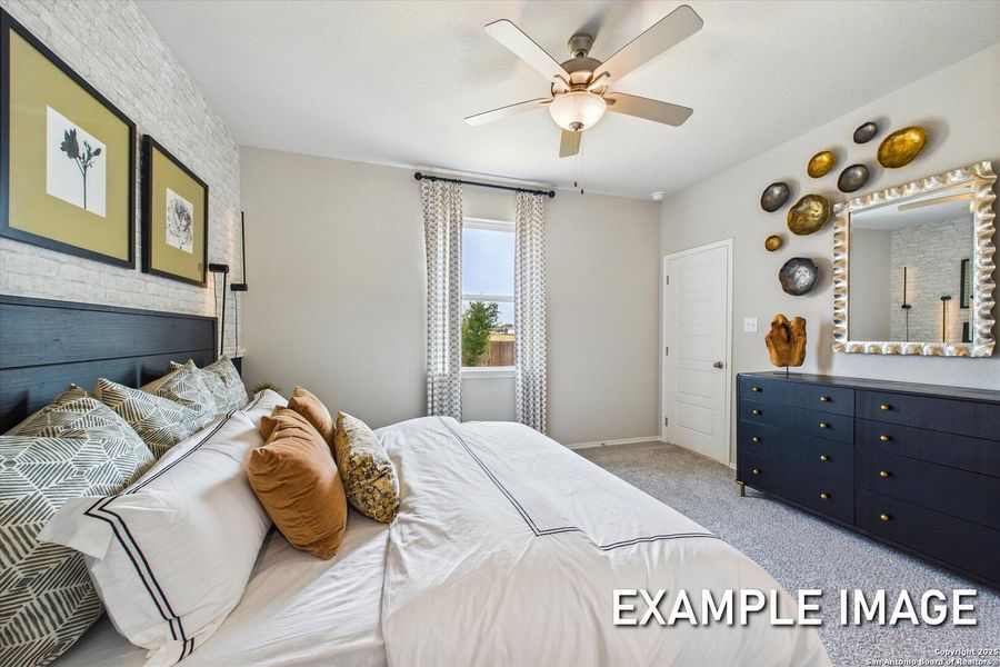 Furnished interior view inside a new home in Agave, San Antonio (Image 23).