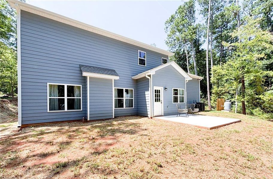 Exterior details and patio area of a home in , Monticello (Image 1).