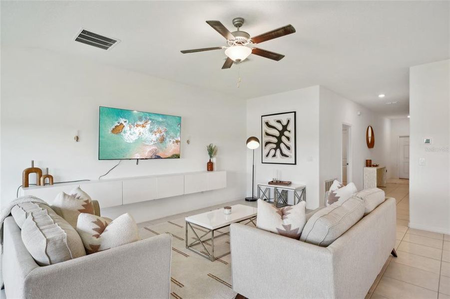 Furnished interior view inside a new home in , Riverview (Image 29).