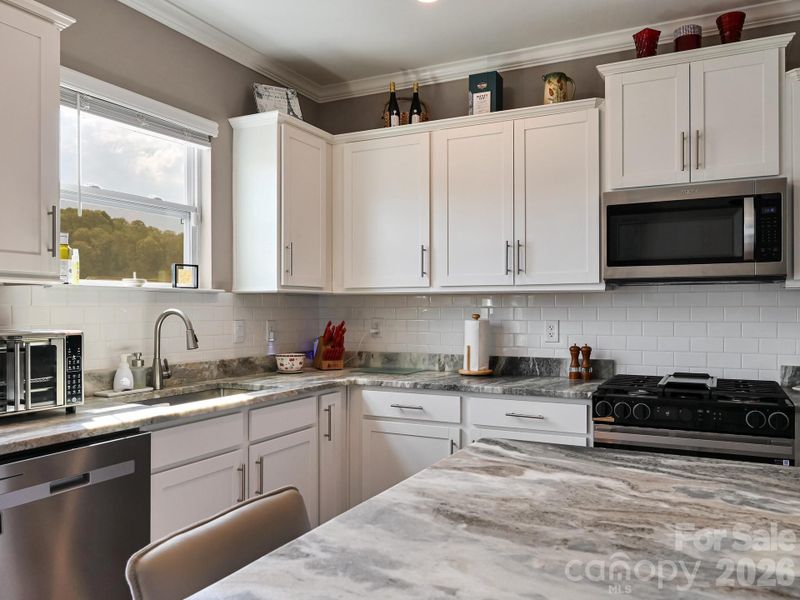 New Leathered Granite Counters