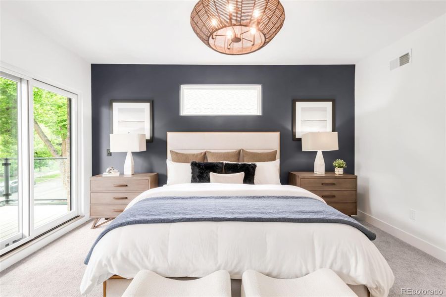 Furnished interior view inside a new home in , Denver (Image 8).