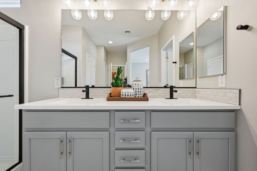 Furnished interior view inside a new home in La Mira, Mesa (Image 17).
