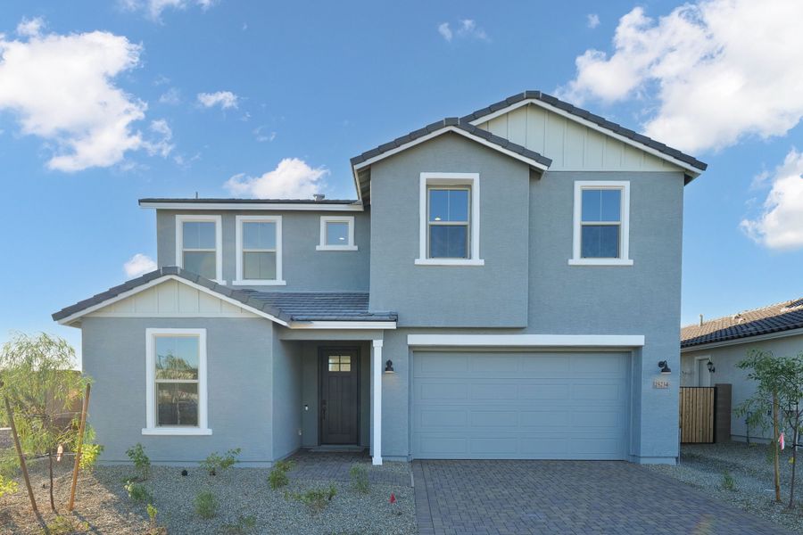 Representative exterior photo of a completed home built from the Triumph by Taylor Morrison in Artisan at Asante, Surprise, AZ (Image 21).