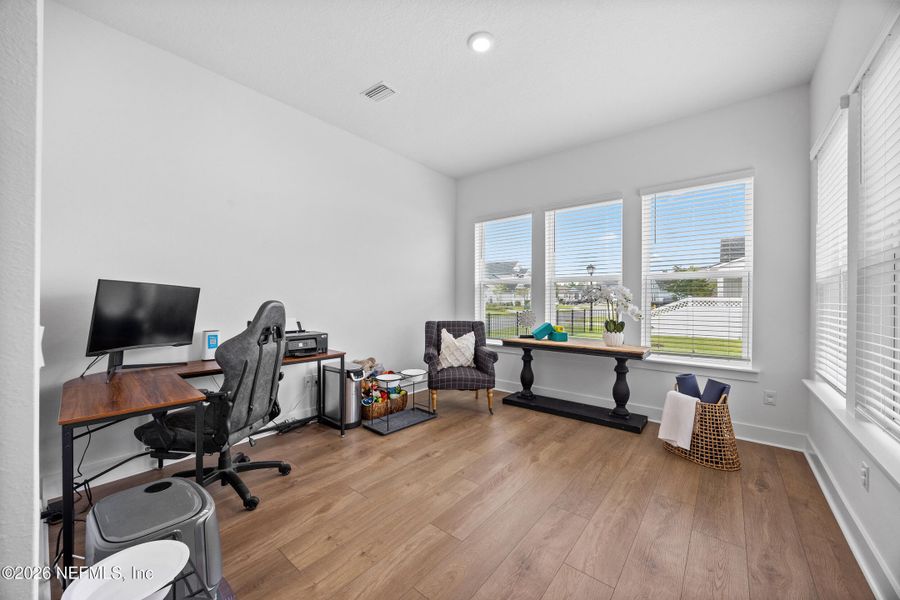 Furnished interior view inside a new home in Oak Grove at SilverLeaf 60’, St. Augustine (Image 6).