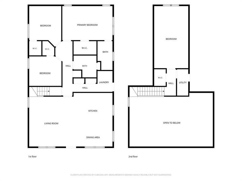 2D floor plan layout of this home in , Whitney, TX (Image 3).