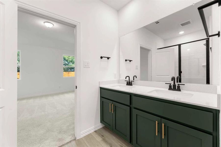 Furnished interior view inside a new home in Monticello Park, Princeton (Image 7).