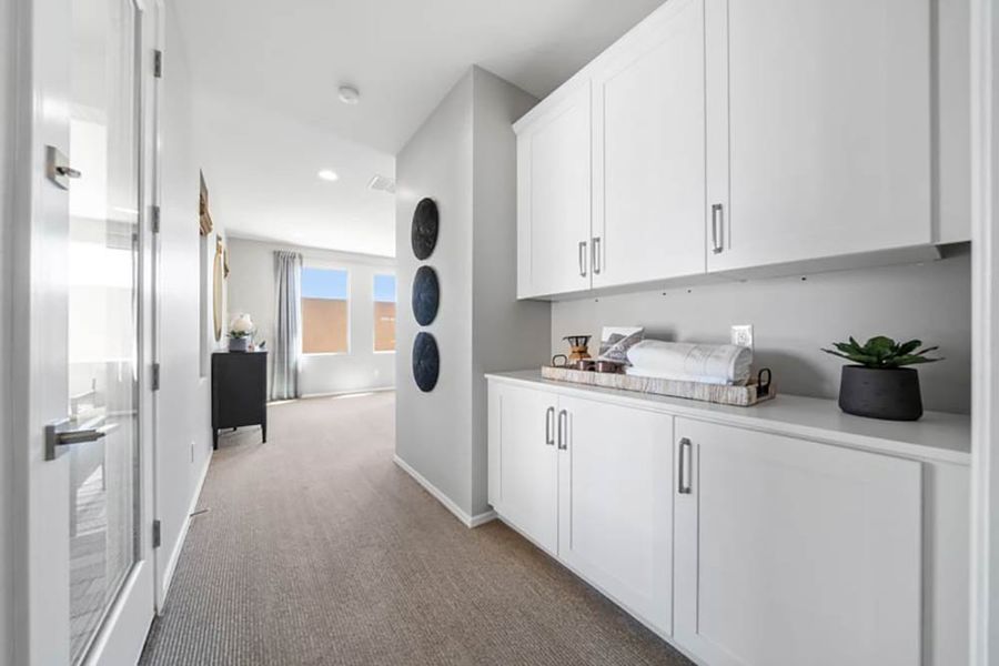 Representative furnished interior of a home built from the Powell by Taylor Morrison in Ovation at Meridian 55+, Queen Creek (Image 14). Representative furnished interior of a home built from the Powell by Taylor Morrison in Ovation at Meridian 55+, Queen Creek (Image 14).