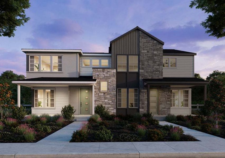 Duet Collection by Trumark Homes at Sterling Ranch | Plan 2 Colorado Prairie