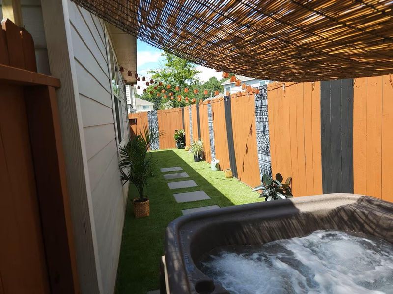 Exterior details and patio area of a home in Imperial Heights, Houston (Image 21). Exterior details and patio area of a home in Imperial Heights, Houston (Image 21).