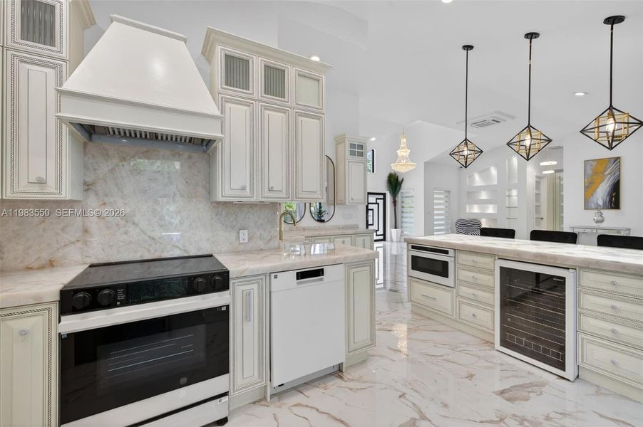 Furnished interior view inside a new home in , Biscayne Park (Image 33).