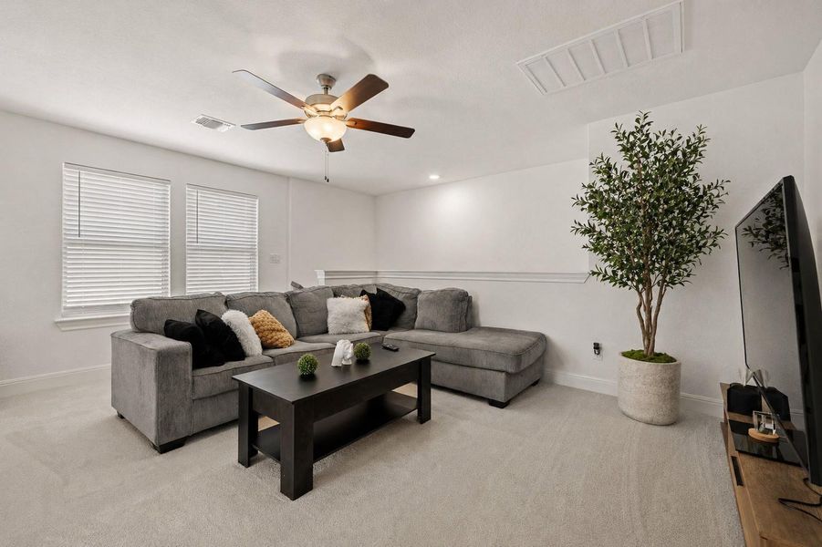Furnished interior view inside a new home in Saddleback at Santa Rita Ranch, Liberty Hill (Image 8).