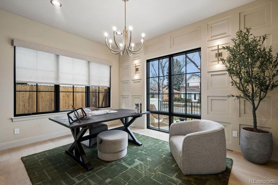 Furnished interior view inside a new home in , Denver (Image 17).