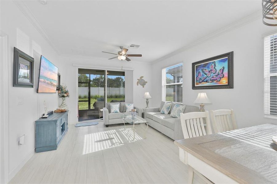 Furnished interior view inside a new home in Prosperity Lakes Active Adult, Parrish (Image 33).
