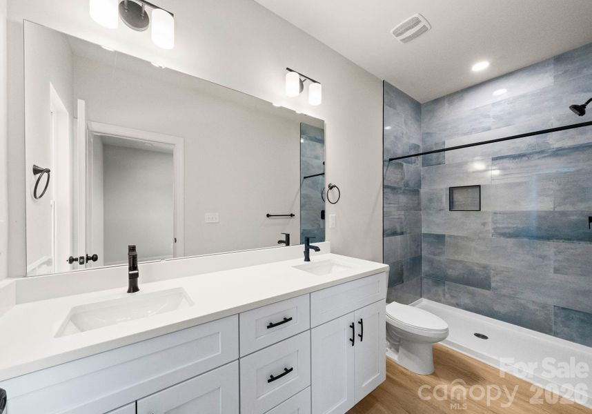 Furnished interior view inside a new home in , Charlotte (Image 8).