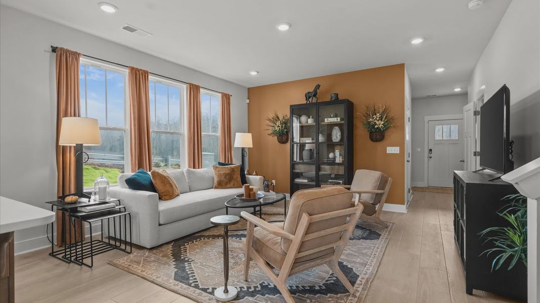 Furnished interior view inside a new home in El Dorado, Spartanburg (Image 23).