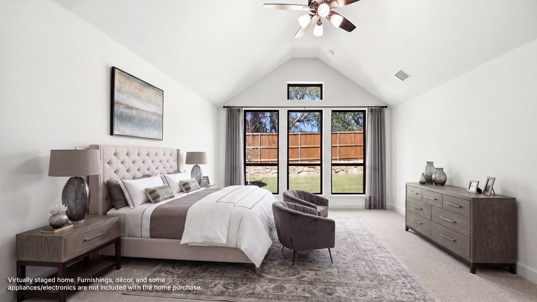 Furnished interior view inside a new home in Eliana, McKinney (Image 10).