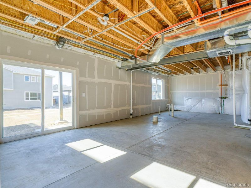 Walkout Basement with Rough IN Plumbing