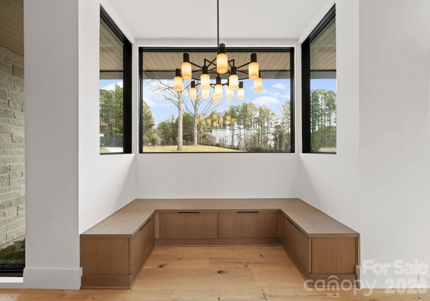 Breakfast area. Breakfast area.