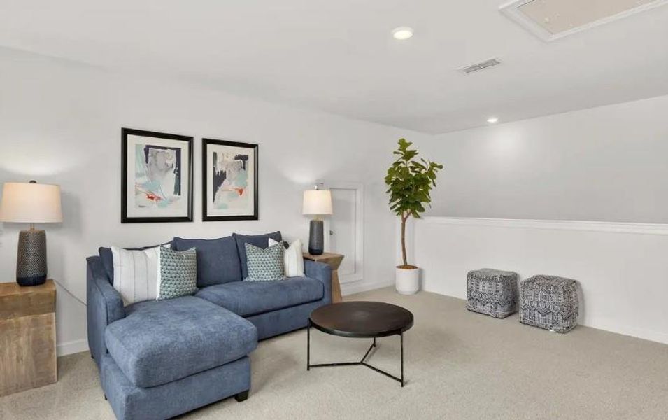 Furnished interior view inside a new home in River Pointe, Monroe (Image 15).