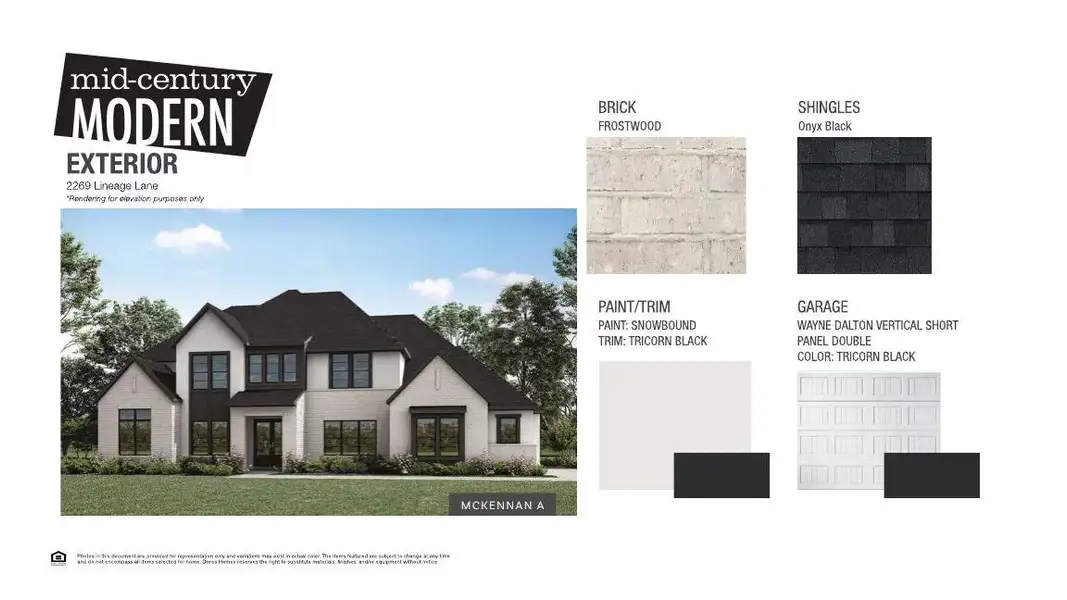 Mckennan A selection sheet