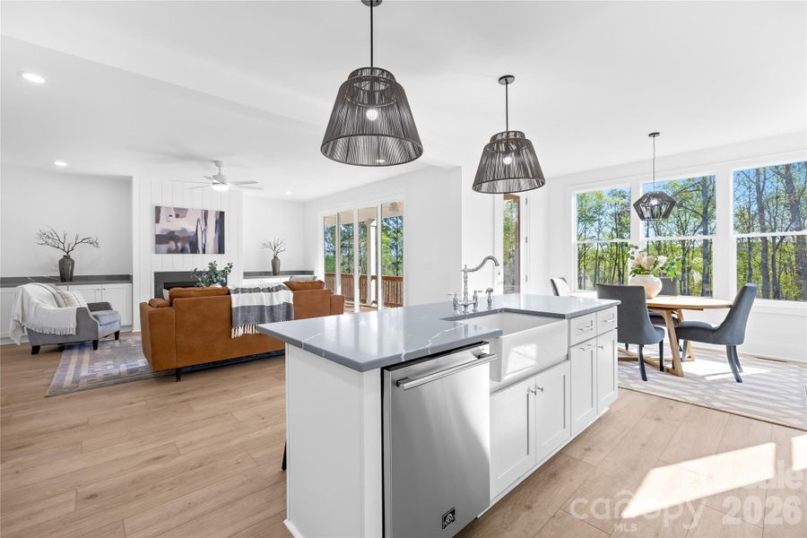 Furnished interior view inside a new home in , Statesville (Image 30). Furnished interior view inside a new home in , Statesville (Image 30).