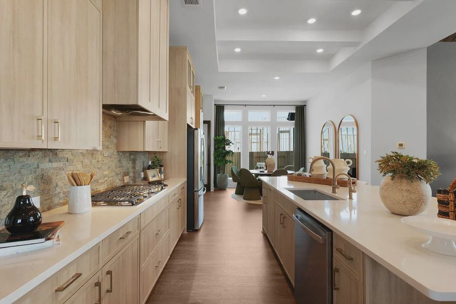 Representative furnished interior of a home built from the Silas by Chesmar Homes in Broken Oak, Georgetown (Image 5).