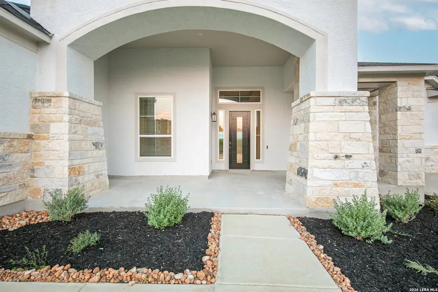 Exterior details and patio area of a home in Caliza Reserve, Boerne (Image 4). Exterior details and patio area of a home in Caliza Reserve, Boerne (Image 4).