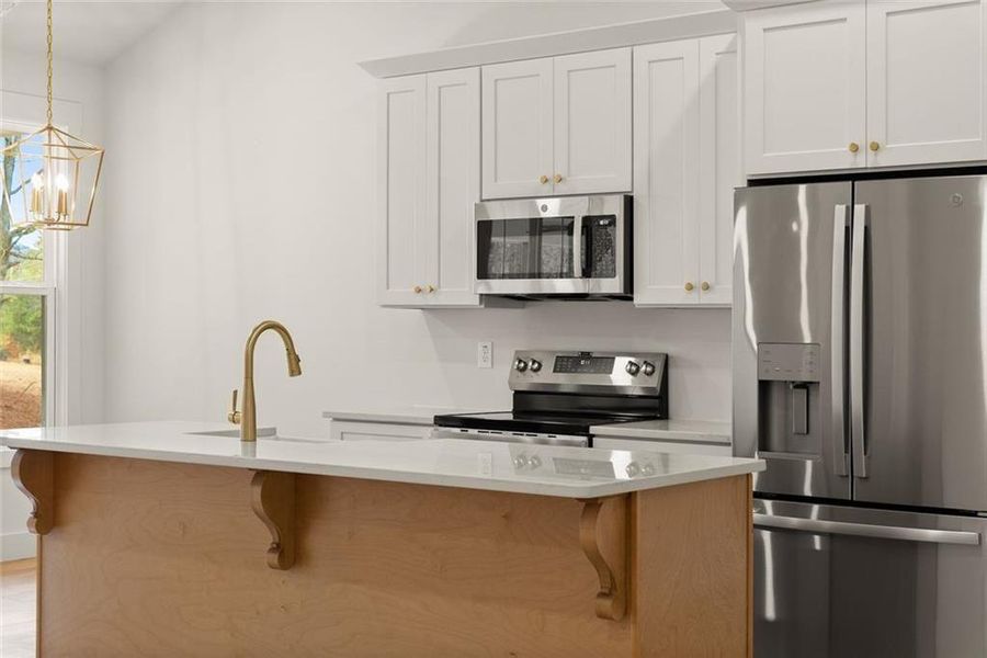 Furnished interior view inside a new home in , Cleveland (Image 8).