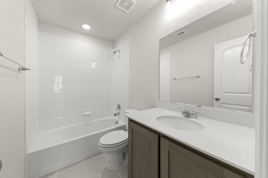 Furnished interior view inside a new home in La Terra at Uptown Celina, Celina (Image 14).