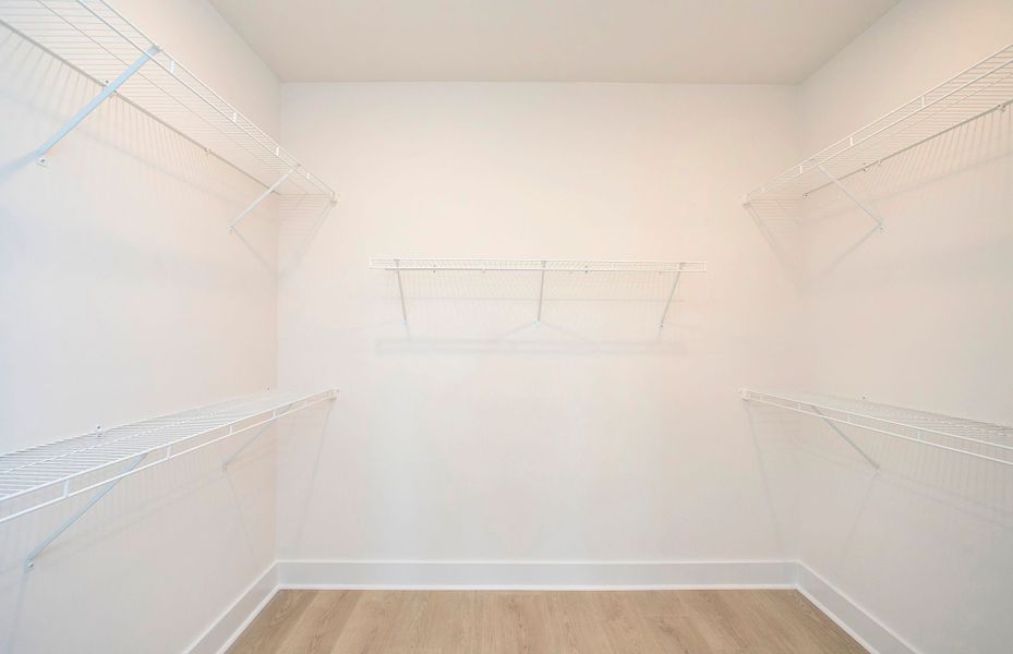 Palmary Owner's Closet in new homes for 55+ Active Adult community in Del Webb Barton Village