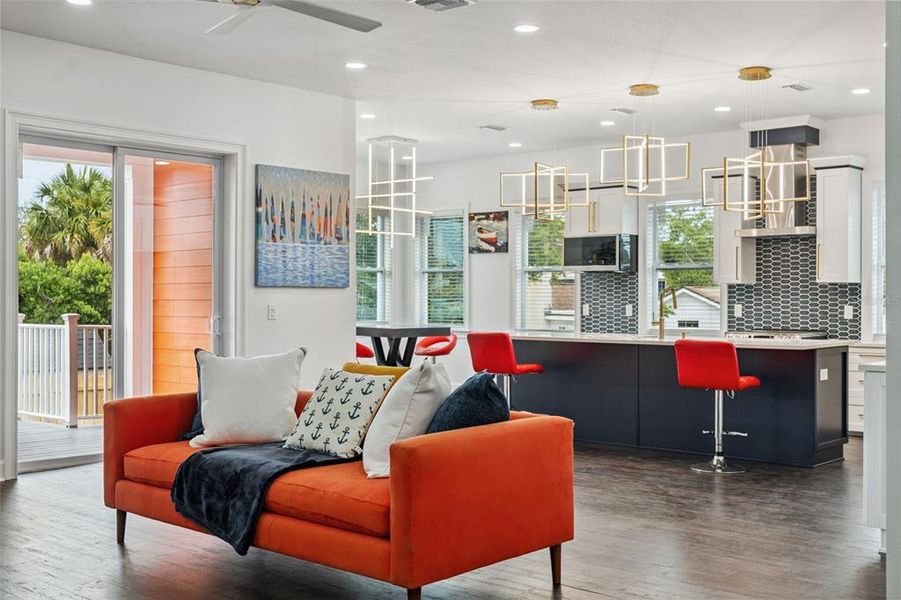 Furnished interior view inside a new home in , Hudson (Image 7).